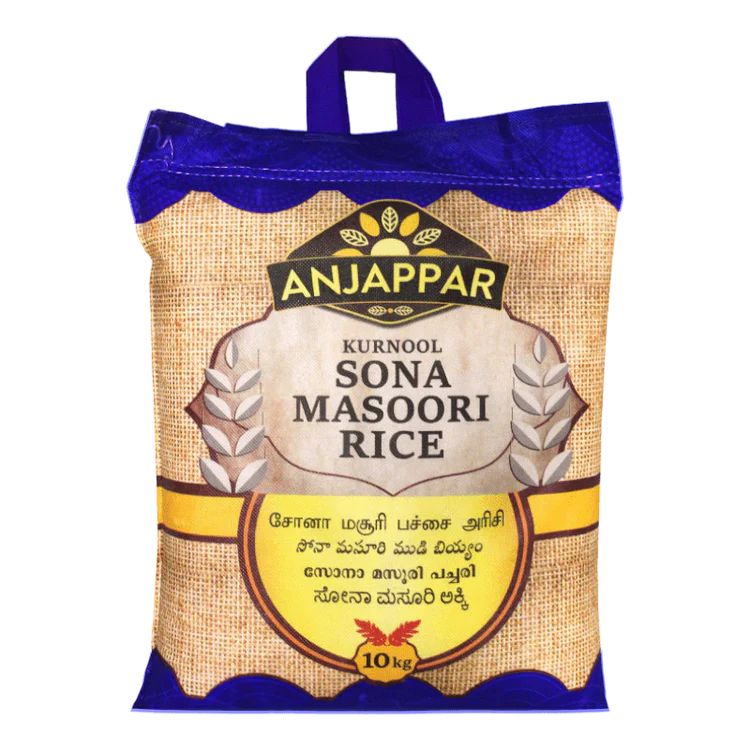 Anjappar - 10kg Sona Masoori Rice