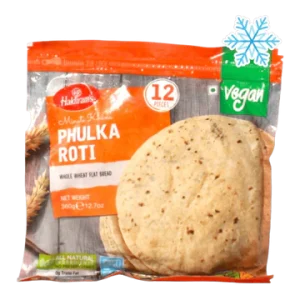 Haldiram's - 360g (Frozen) Minute Khana Phulka Roti (Vegan) 12 Pieces