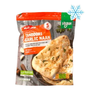 Haldiram's - 400g (Frozen) Minute Khana Tandoori Garlic Naan (Vegan) 5 Pieces