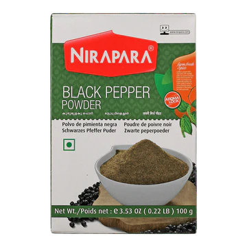 Nirapara - (Best Before 31/08/26) 100g Black Pepper Powder