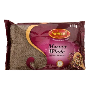 Schani - 1kg Masoor Dal Whole (Brown Lentils)